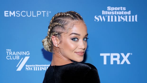 Jasmine Sanders attends the Sports Illustrated Swimsuit celebration of the launch of the 2021 Issue at Seminole Hard Rock Hotel & Casino on July 23, 2021 in Hollywood, Florida.